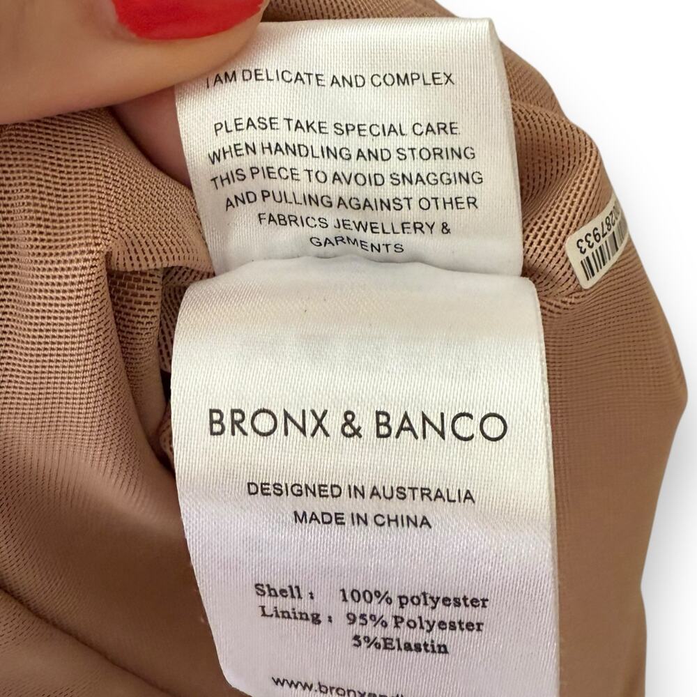 Bronx and Banco Megan Mini Dress Blanc White Extra Large Women’s - Picture 6 of 10